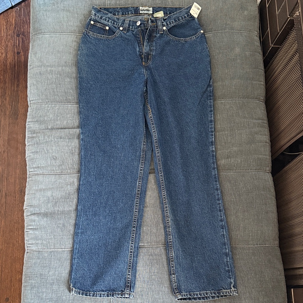 St John’s Bay Blue Straight Leg Women's Jeans
